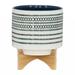 Bungalow Rose Aspelare Ceramic Pot Planter | 11.5 H x 9.75 W x 9.75 D in | Wayfair A05407736C2A445EBB81BF18C43422EF