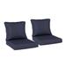 AOODOR Outdoor Chair Cushions Set of 2, Outdoor Deep Seat Cushions