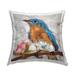 Stupell Bluebird Floral Nature Branch Printed Outdoor Throw Pillow Design by Sara G. Designs