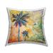 Stupell Abstract Tropical Palm Tree Printed Outdoor Throw Pillow Design by Megan Duncanson