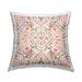 Stupell Delicate Pink Floral Line Pattern Shapes Printed Outdoor Throw Pillow Design by Nina Muis Surface Design