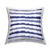 Stupell Asymmetrical Blue Stripes Pattern Printed Outdoor Throw Pillow Design by Aralma