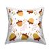 Stupell Mixed Acorn Botanicals Fall Nature Leaves Printed Outdoor Throw Pillow Design by Daphne Polselli