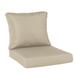AOODOR Outdoor Chair Cushions Set, Water Resistant Outdoor Deep Seat Cushions