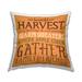 Stupell Beautiful Harvest Fall Autumnal Typography Words Printed Outdoor Throw Pillow Design by Stephanie Workman Marrott