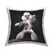Stupell Trendy Poodle Dancing Printed Outdoor Throw Pillow Design by Roozbeh