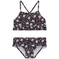 Color Kids - Bikini Blossom Frills In Black, Gr.152