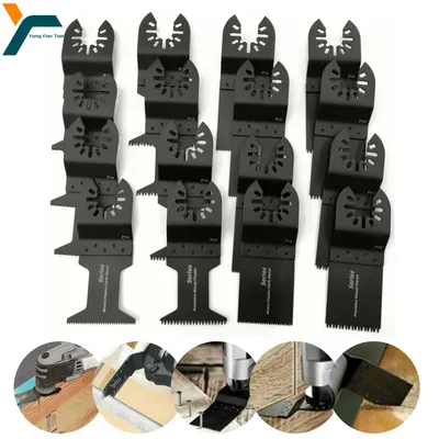 16-teiliges oszillierendes Multifunktions-Sägeblatt, Multitool-Schneiden für Dewalt Fein Multimaster Makita Ridgid Black & Decker Bosch Worx