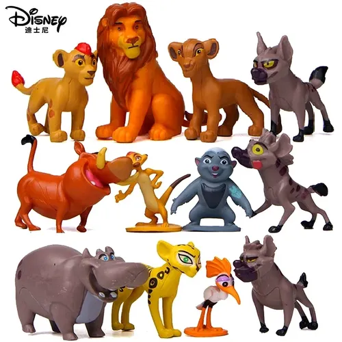 12 teile/satz Disney Film der Löwe König Simba Nala PVC Figuren Anime Action figuren Puppen Modell