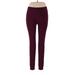 Victoria Sport Active Pants - Mid/Reg Rise: Burgundy Activewear - Women's Size Large