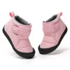 Neue 2024 Kinder Schnee Stiefel Mädchen Knöchel Winter Stiefel Warme Plüsch Jungen Pelz Schuhe Kinder Plattform Stiefel Größe 20-28