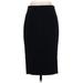 Zara Basic Casual Midi Skirt Calf Length: Black Print Bottoms - Women's Size 6