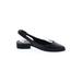 Royal RepubliQ Mule/Clog: Pumps Chunky Heel Work Black Solid Shoes - Women's Size 40 - Almond Toe