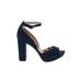 Sun + Stone Heels: Blue Shoes - Women's Size 10