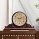 Wohnzimmer Tisch uhr Vintage nicht Massivholz große alte Desktop-Uhr Uhr leise neue chinesische Stil