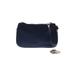 The Royal Standard Wristlet: Pebbled Blue Solid Bags