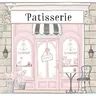 Französisch Paris Bäckerei Kuchen Konditorei Konditorei Party Dekor Hintergrund rosa für Mädchen