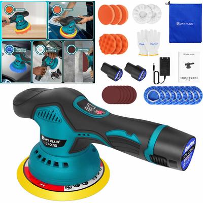 Autopoliermaschine Poliermaschine Akku Auto Poliergerät Kabellos Politur Set 6'' Image
