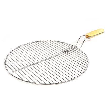 Wiltec - bbq Grillrost Rund Ø44,5cm aus Hochwertigem Edelstahl mit Handgriff für Gasgrill, Image