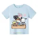 Cartoon Baumwolle T-Shirt Mode Kinder drucken rosa Hallo Kitty Sommer T-Shirt Kinder Top Sport Break