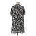Ann Taylor Casual Dress - Mini Mock Short sleeves: Black Dresses - Women's Size Small Petite