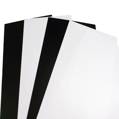20 Stück schwarz weiß PVC-Platte Hartplastik platte dünne Platten dicke 0 2mm 0 3mm 0 4mm 0 5mm