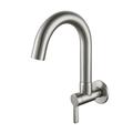 robinet de cuisine - mitigeur monotrou chrome / nickel brossé / finitions peintes bar /prep robinets de cuisine contemporains muraux pour eau froide ou chaude uniquement