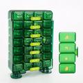 Pilulier hebdomadaire 1 pièce 4 fois par jour, pilulier avec tiroir conçu, grande boîte à pilules, étui à pilules de voyage