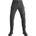 Pando Moto Triton Slim pantaloni tessili da moto impermeabili, nero, dimensione 30