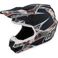 Troy Lee Designs SE4 Polyacrylite Matrix MIPS Motocross Helm, schwarz, Größe XS 54 55