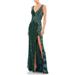 Sequin Column Gown