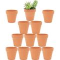 18 Pack Mini Terra Cotta Pots with Drainage Holes Small Clay Flower Pots for Indoor/Outdoor Plants Craft Decoration Garden Gift (2 inch )