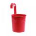 Removable Hook Flower Pot Hook Small Bucket Metal Tin Bucket Succulent Flower Pot Metal Bucket