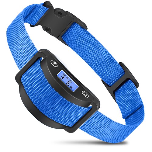 Addestramento del cane Collare antiurto Dispositivo anti-corteccia Clicker Lunghezza regolabile Suono LCD Prodotti per cani Prodotti per gatti Animali domestici Impermeabile Mini Anti corteccia