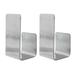 1 Pair of Stainless Steel Rolling Pin Holders Wall-mounted Rolling Pole Racks for Home