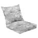 Outdoor Deep Seat Cushion Set 24 x 24 Marble Gray Watercolor Grey Wall Tile Fluid Wall Gray Alcohol Ink Deep Seat Back Cushion Fade Resistant Lounge Chair Sofa Cushion Patio Furniture Cushion