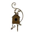 Dreparja Birdhouse Garden Stakes Metal Bird House with Pole Large Bird Houses for Courtyard Backyard Patio Outdoor Garden Decor Outdoor Garden Decoration