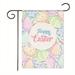 Happy Easter Garden Flag 12.5*18inch Farmhouse fall decor Vertical Spring