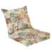 Outdoor Deep Seat Cushion Set 24 x 24 Abstract seamless pattern consisting square elements wood cuts cross Deep Seat Back Cushion Fade Resistant Lounge Chair Sofa Cushion Patio Furniture Cushion