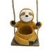 ZPAQI Sloths Swing Planter Pots Sloths Hanging Planters for Indoor Outdoor Plant Cute