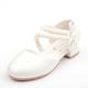 Girls' Heels Dress Shoes Flower Girl Shoes Princess Shoes School Shoes Faux Leather Portable Breathability Non-slipping Princess Shoes Big Kids(7years ) Little Kids(4-7ys) Gift Daily Walking Pearl