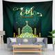 Ramadan Eid Mubarak Wall Tapestry Art Decor Photograph Backdrop Blanket Curtain Hanging Home Bedroom Living Room Decoration