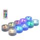 Outdoor 12pcs Remote Control RGB Submersible Light Underwater Night Lamp Swimming Pool Vase Bowl Garden Wedding Party Decoration Battery Operated