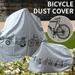 myvepuop 2024 Universal Outdoor Waterproof Bike Cover Bicycle Cycle Rain Dust Storage 1PCS Clear One Size