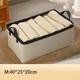 1PC Clothes Storage Box Fabric Wardrobe Storage Box Drawer Type Foldable Clothes Organization Hundred Box Suitable For Home Bedroom