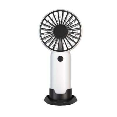 Detachable Base USB Rechargeable Desktop Fans for Office Study Outdoors Home Cute Mini Portable Fan with Mobile Phone Holder