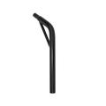 PRO 27.2MM STEEL SEATPOST LAYBACK MTB BMX CRUISER 7/8 SADDLE BLACK