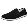 GHSOHS Mens Shoes Casual Sneakers for Men White Sneakers Men s Fashion Sneakers Outdoor Slip-on Tennis Shoes Breathable Lazy Leisure Shoes Non Slip Lightweight Sports Running Shoes Size 40