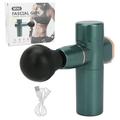 Electric Deep Tissue Massage Gun HandHeld Muscle Pain Relief Percussion Massager for Athletes(Green )