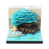 1 Pc 3D Memo Book Tree Notepads Cute Sticky Note Offices Gift Birthday Block Sticky J6J0 Notes Note Wedding Omoshiroi Paper Z4F6